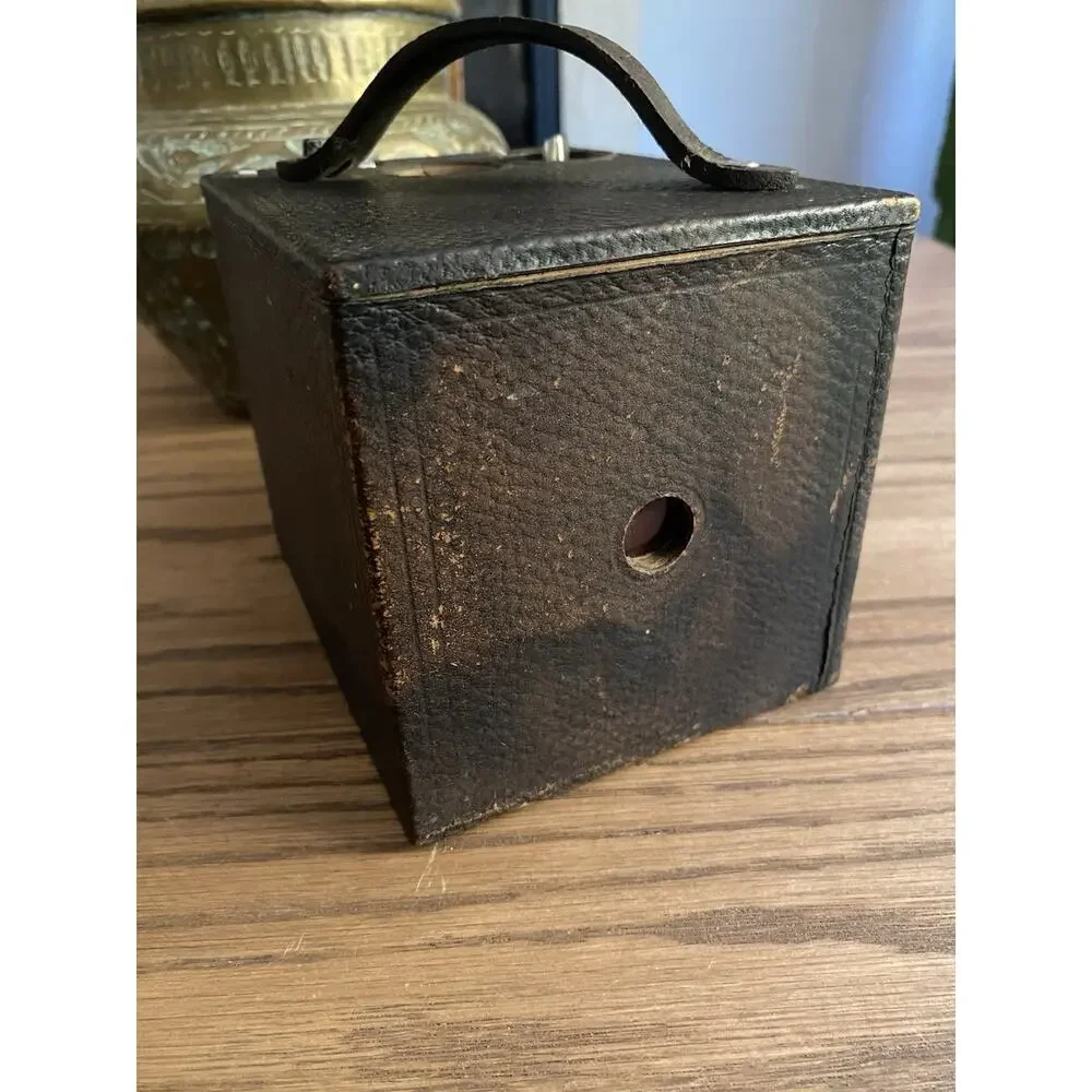 Antique 1800s Kodak No. 2 Bullseye Model D Box Camera Wood Working Shutter